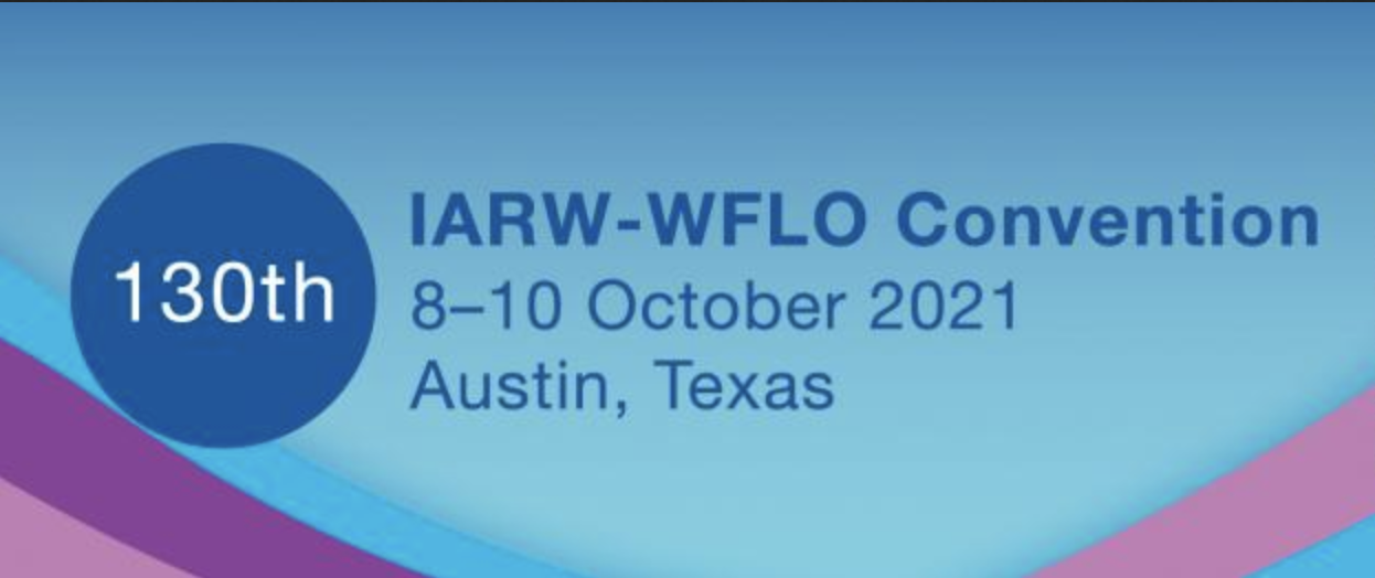 130TH IARW WFLO Convention 10/8/202110/10/2021 Austin TX stow